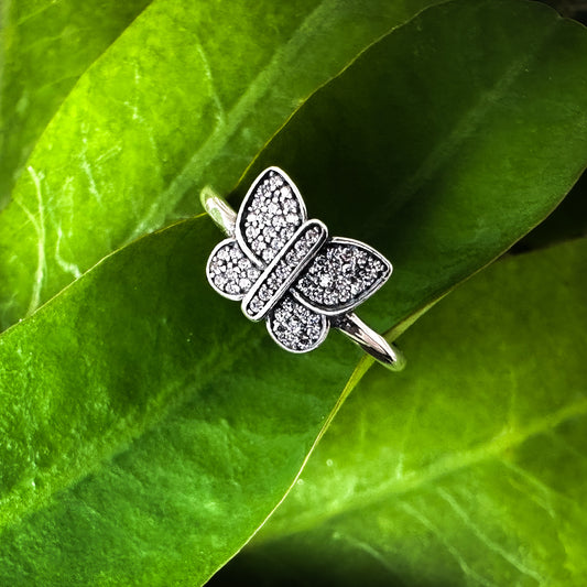 Anillo Mariposa alas con circonias